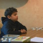 Child at table